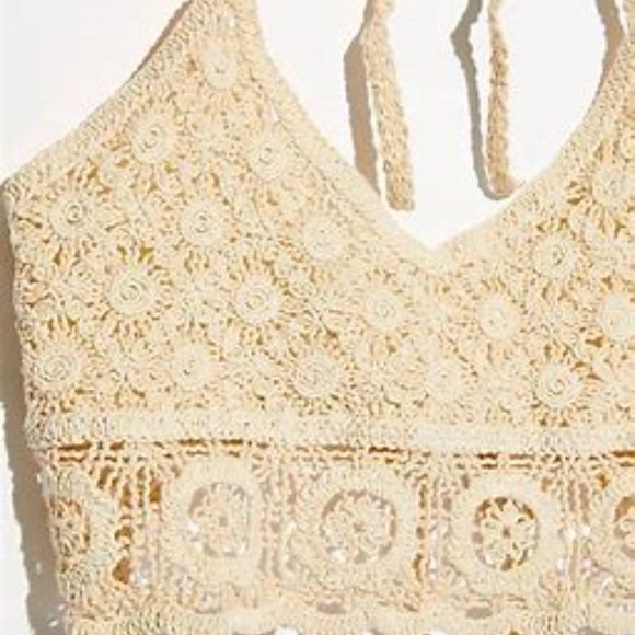 Free People Sydney Crochet Bralette - Luna - Picture 9 of 13